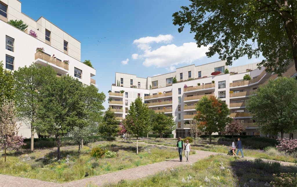 Bussy-Saint-Georges — Située à Bussy-Saint-Georges, cette résidence se distingue par une architecture contemporaine élégan...