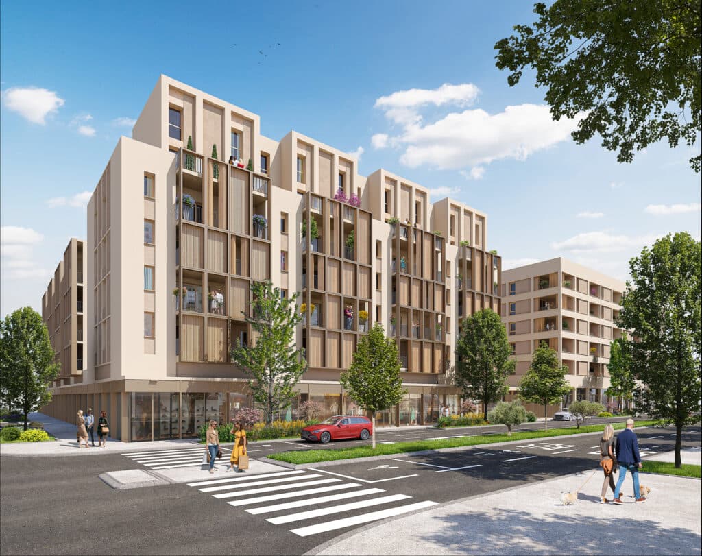 Vaulx-en-Velin — Au cœur d’un quartier en pleine transformation à Vaulx-en-Velin, ce projet résidentiel propose un ca...
