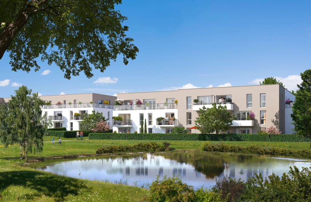 la-Roche-sur-Yon — Située à proximité immédiate du centre-ville de La Roche-sur-Yon, cette résidence contemporaine se d...