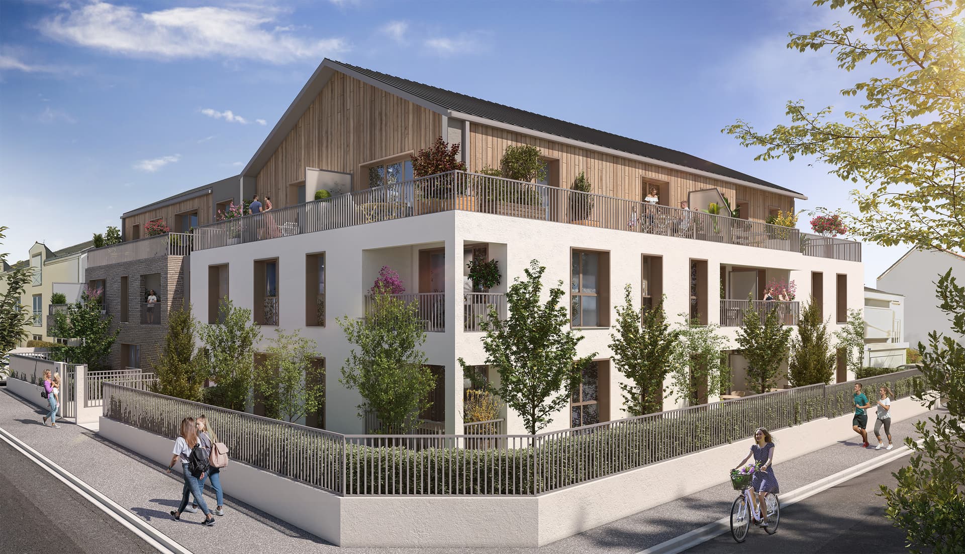 Angers — Située à proximité immédiate des commerces, des écoles et des transports en commun, cette résidence ...