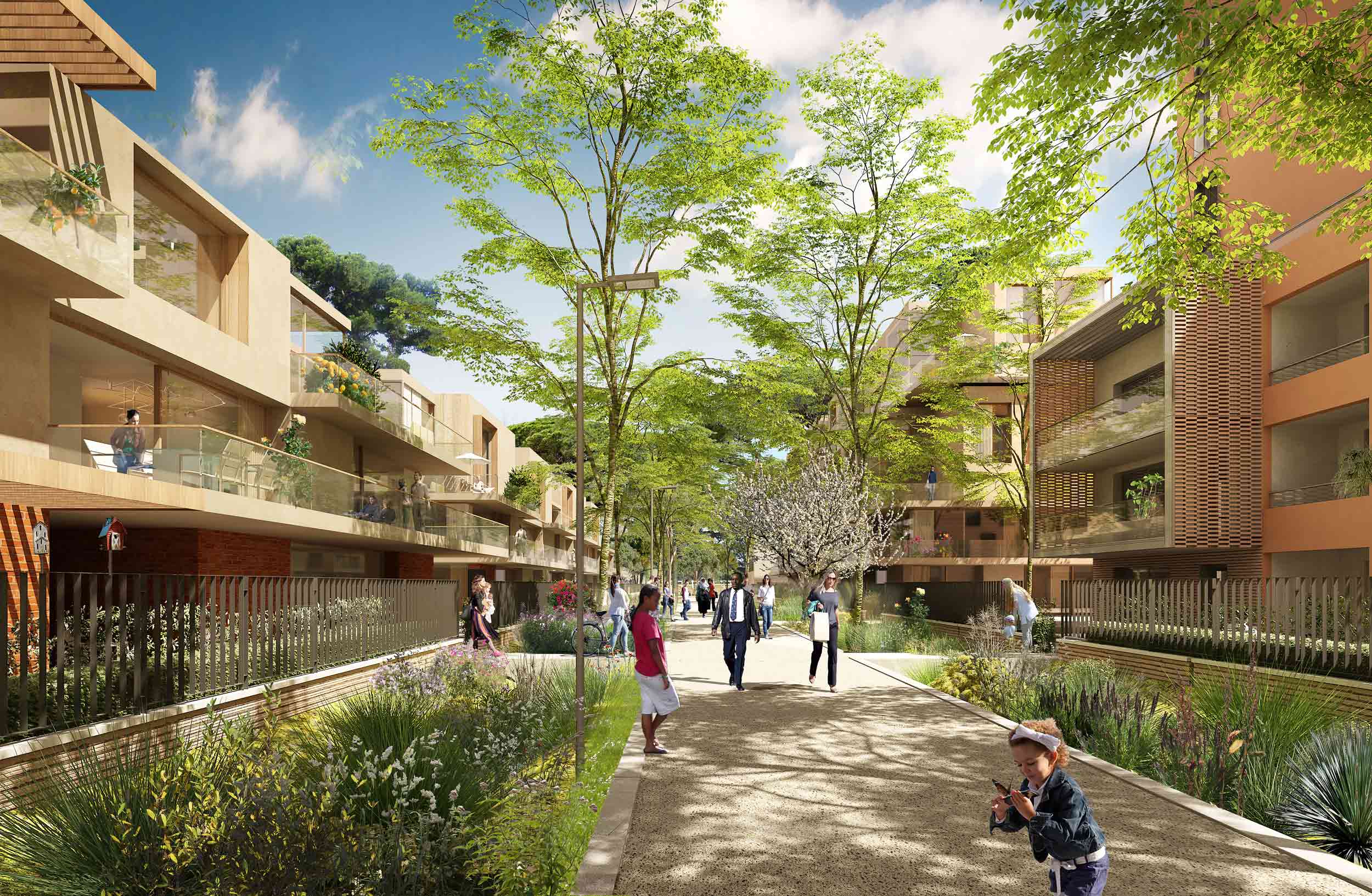 Toulouse — Située au sein d’un quartier en plein renouveau, cette réalisation s’intègre dans l’écoquartier Guil... - photo 3