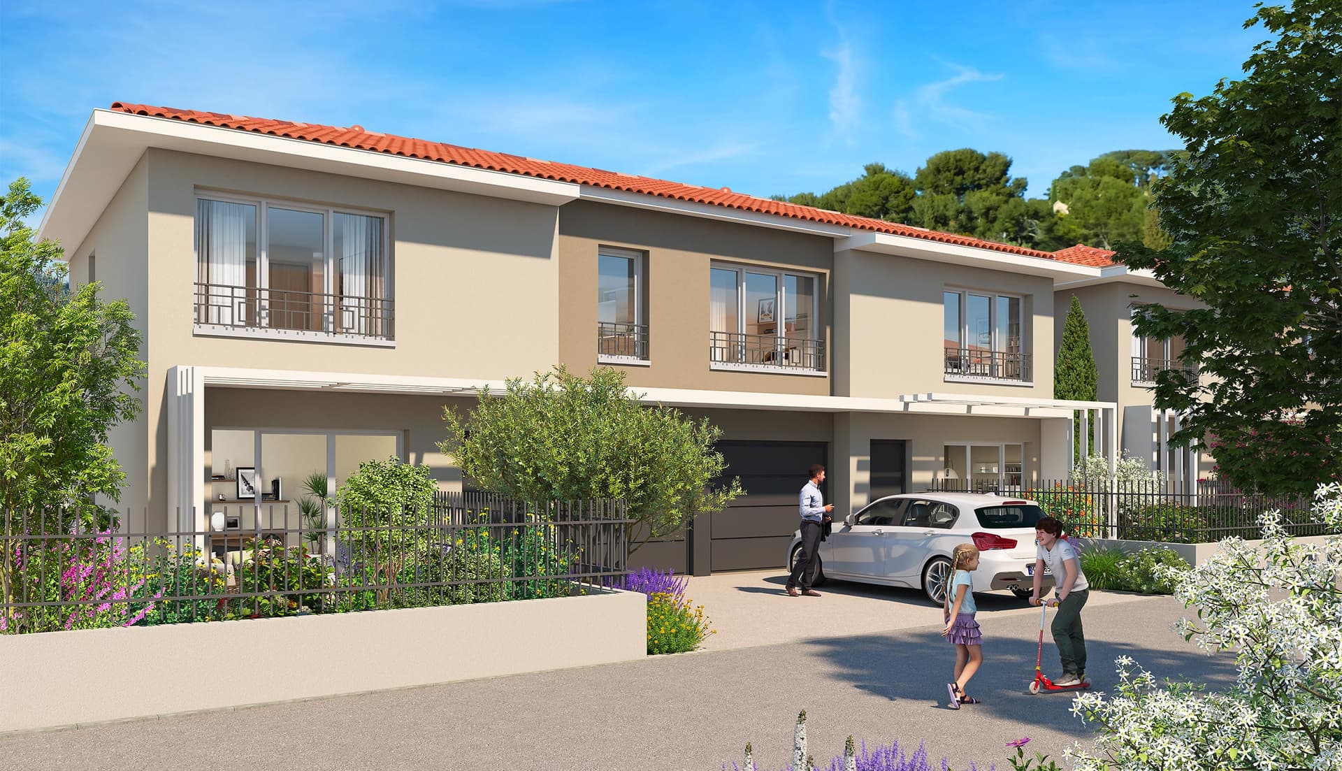 Programme neuf Ollioules — Dans un environnement calme, à proximité immédiate d’un vaste espace vert, cette résidence se distin... à Ollioules