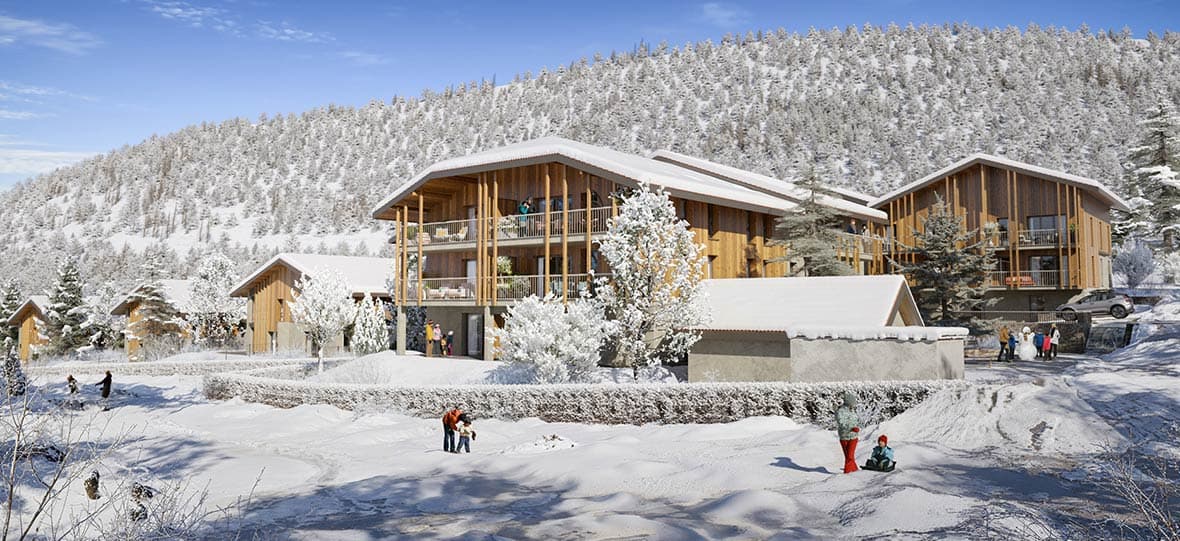 Verchaix — Située dans un environnement résidentiel, cette nouvelle réalisation propose des appartements du T3 ...