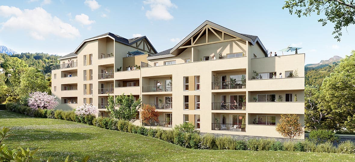 Embrun — Ce nouveau programme immobilier propose des appartements du type T3, offrant des surfaces généreuses...