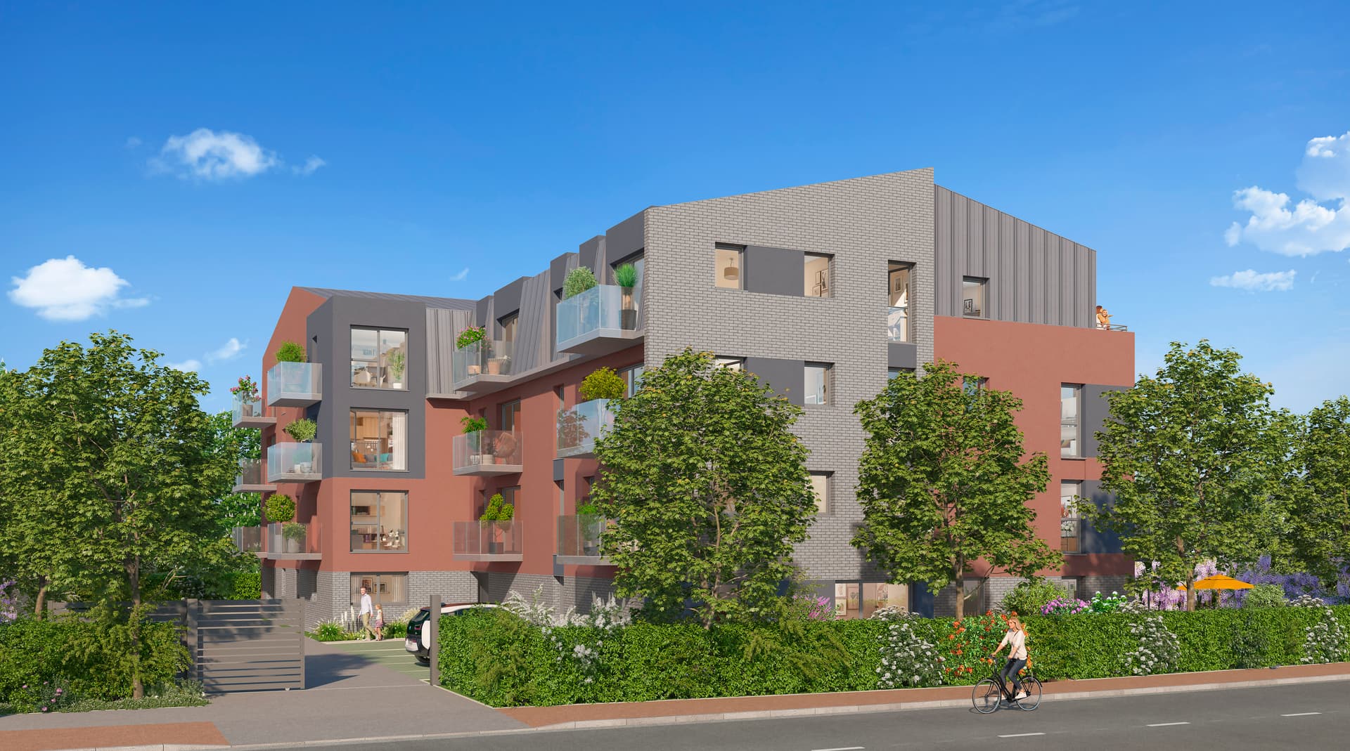 Programme neuf Linselles — Située à proximité immédiate de Lille, à seulement 15 kilomètres, et à 6 kilomètres de Tourcoing, la... à Linselles