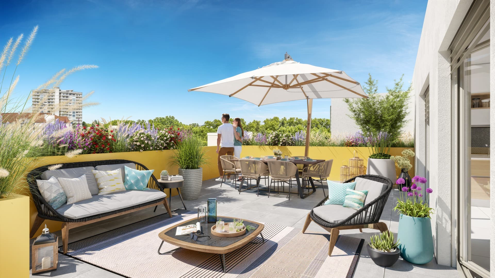 Programme neuf Villeurbanne — Ce programme immobilier neuf propose des espaces de stationnement au sein d'une résidence moderne do... à Villeurbanne