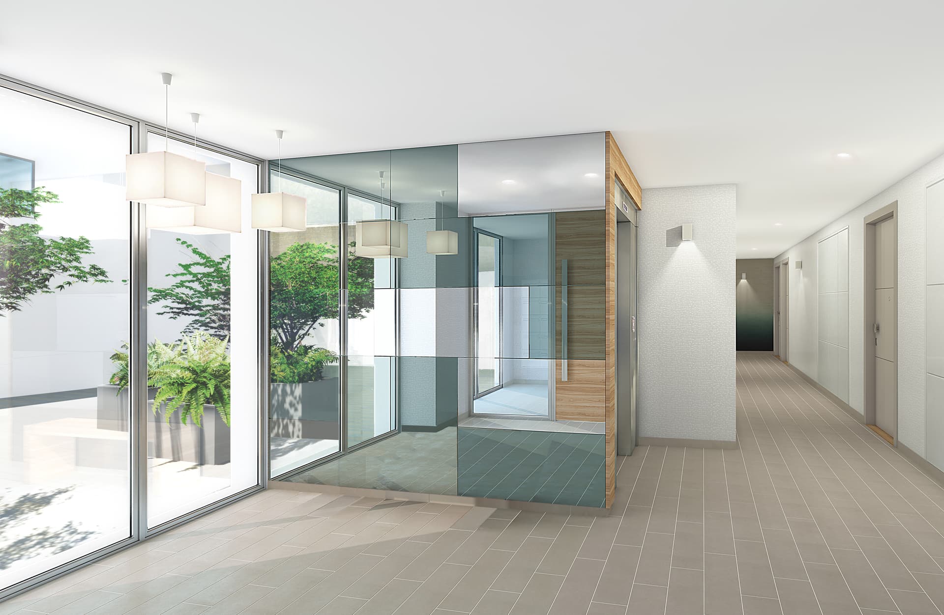 Notre Dame de Bondeville — Située au cœur d’un environnement verdoyant, cette résidence se distingue par son architecture conte... - photo 4