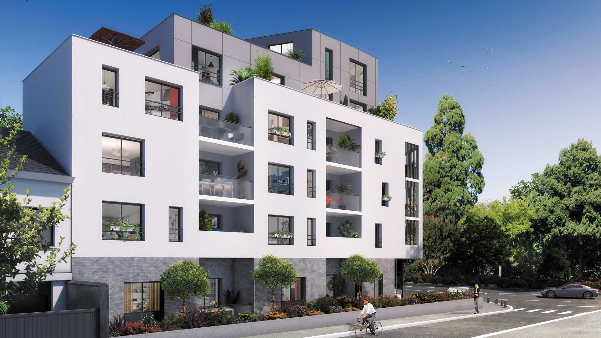 Programme neuf Nantes — Situé au cœur du quartier prisé de Procé à Nantes, ce projet résidentiel bénéficie d’un emplacement ... à Nantes