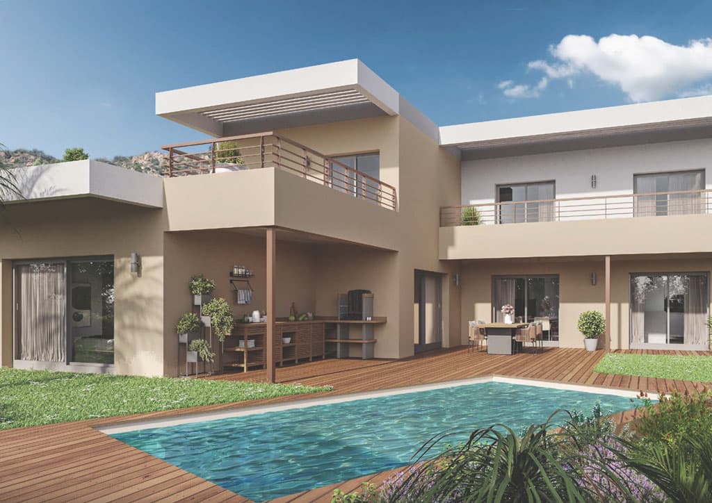 le Lavandou — Situé dans un environnement paisible, ce programme immobilier propose des maisons spacieuses aux pre...