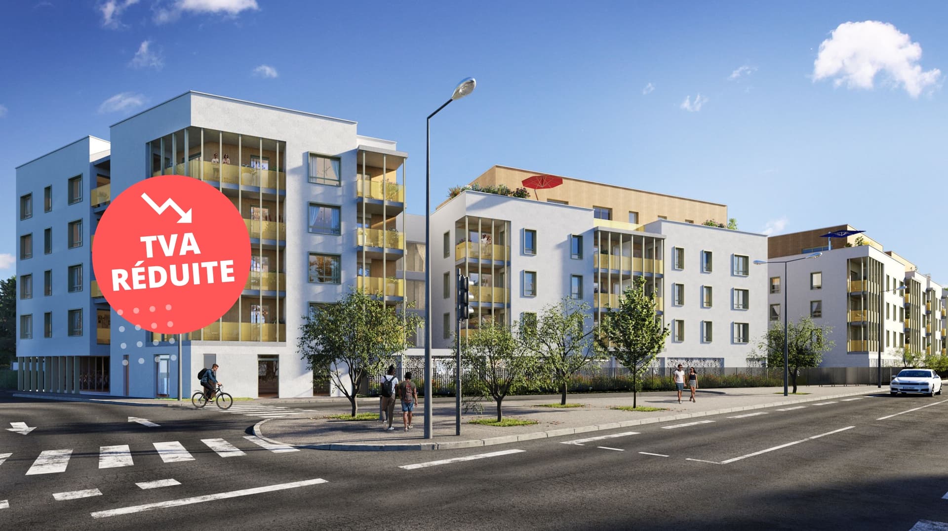 Givors / Lyon Metropole — Située dans un environnement agréable, cette résidence neuve propose des appartements allant du T2, ...
