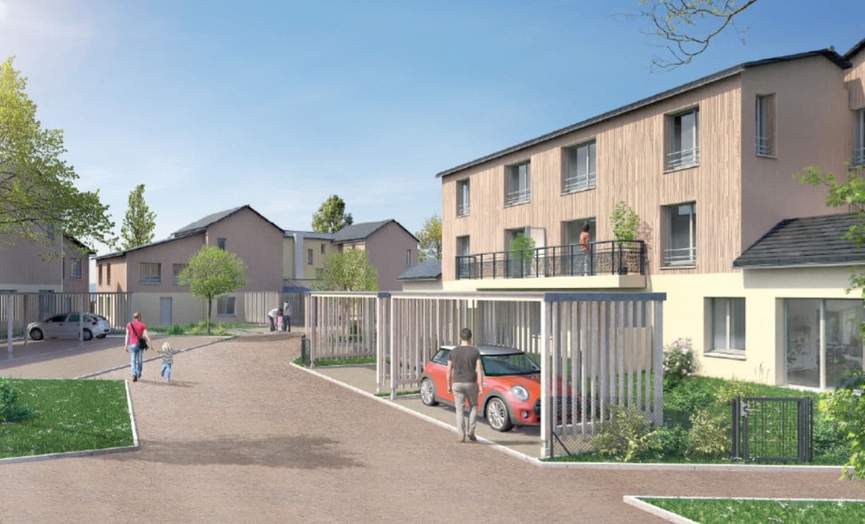 L Hermitage — Située dans un environnement paisible, cette résidence propose des appartements neufs de type T3, di...