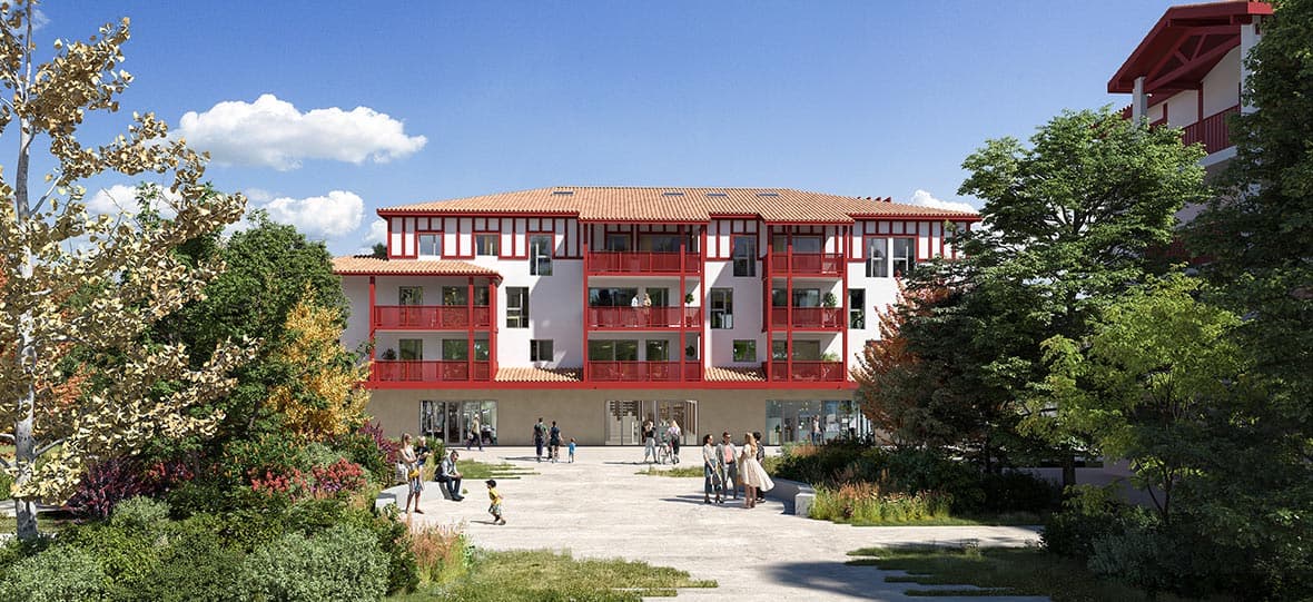Saint-Martin-de-Seignanx — Située dans un environnement agréable, cette nouvelle résidence propose des appartements spacieux al...