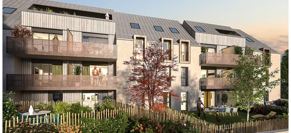 Saint-Aubin-D'aubigne — Cette nouvelle résidence propose des appartements modernes de type T3, offrant des surfaces conforta...