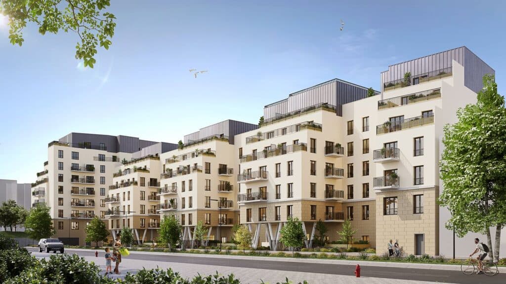 Aubervilliers — Située au cœur d’un quartier en pleine transformation, cette nouvelle résidence propose une architec...