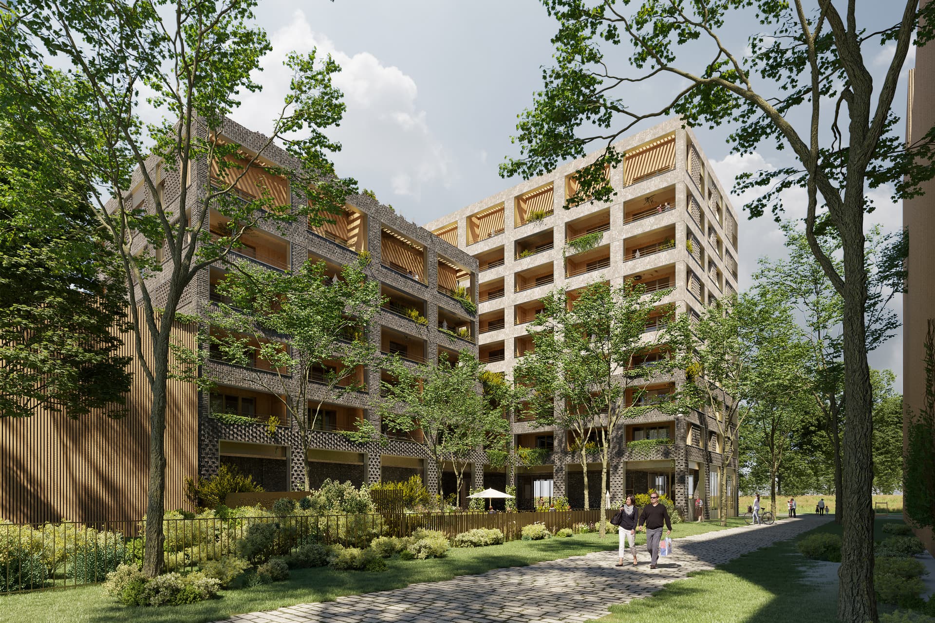 Strasbourg — Au cœur d'un projet urbain d'envergure à Strasbourg, cette résidence contemporaine se situe entre le...