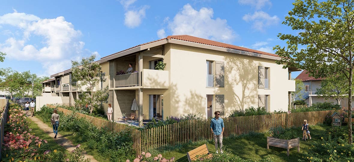 Dax — Au sein d’un environnement paisible, cette nouvelle réalisation propose des appartements de type T4 ...