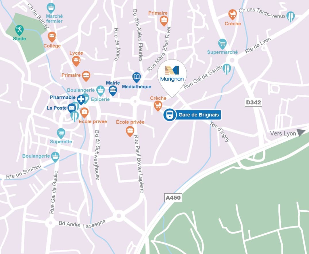 Brignais — Située à Brignais, cette nouvelle résidence propose un cadre de vie harmonieux alliant modernité et ... - photo 2