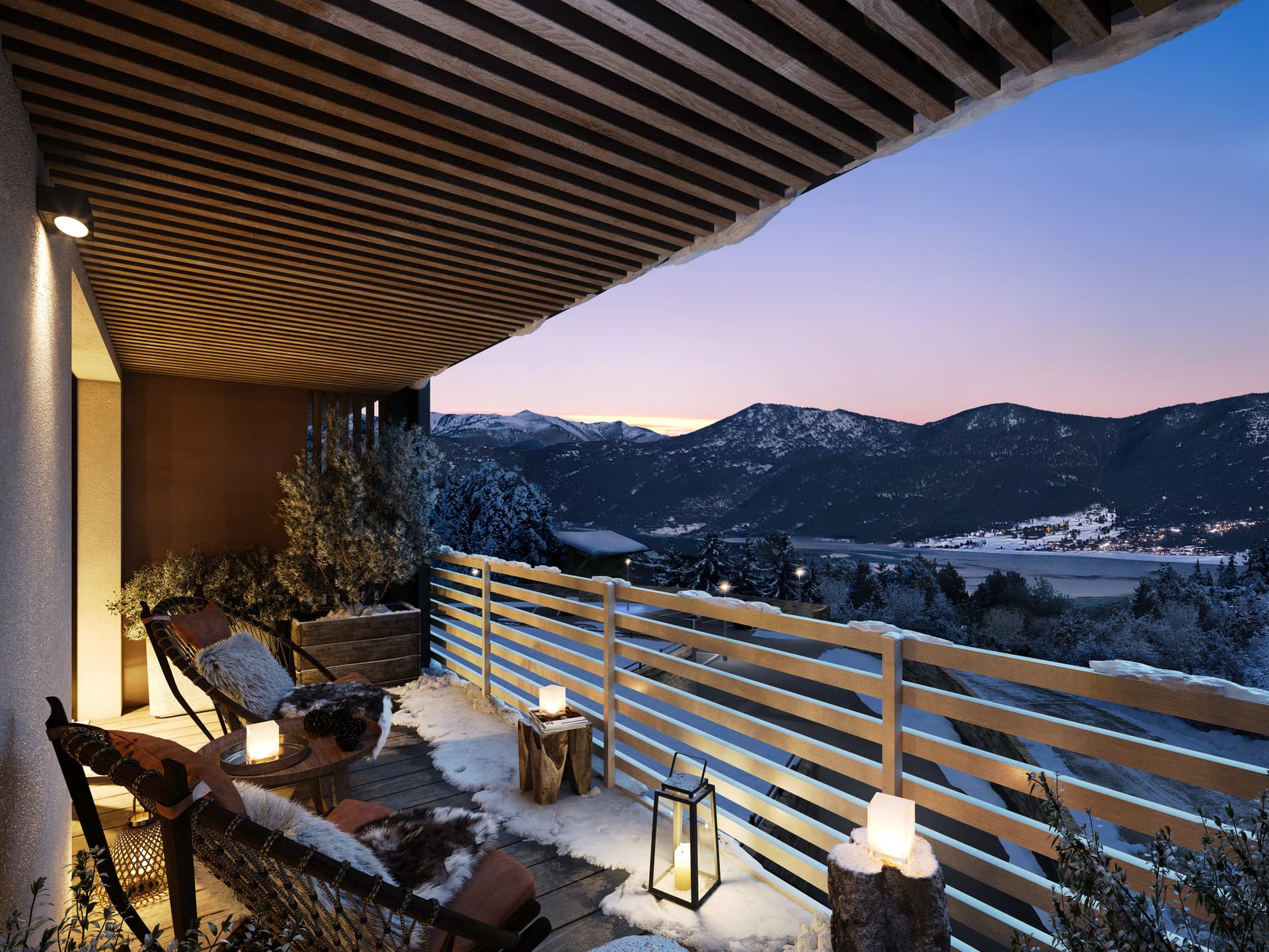 les Angles — Située au cœur de la station des Angles, cette nouvelle résidence s’intègre harmonieusement entre la...