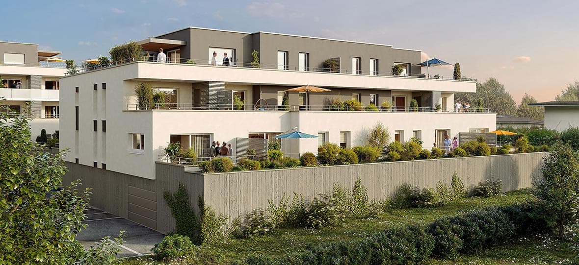 Sciez — Située au cœur d’un environnement paisible, cette nouvelle réalisation propose une sélection d’appar...