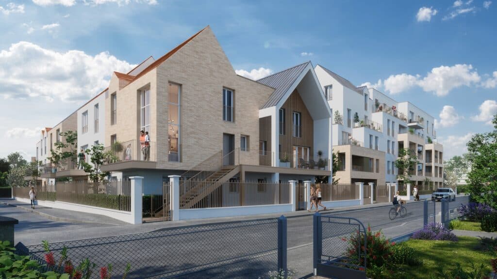 Poissy — Située à proximité immédiate du centre-ville de Poissy, à seulement 1,5 km, cette nouvelle résidence...