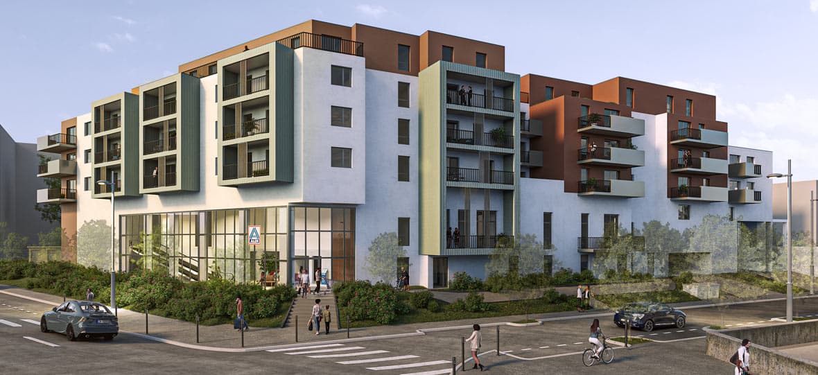 Clermont-Ferrand — Située dans un cadre paisible, cette nouvelle résidence propose des appartements contemporains allan...