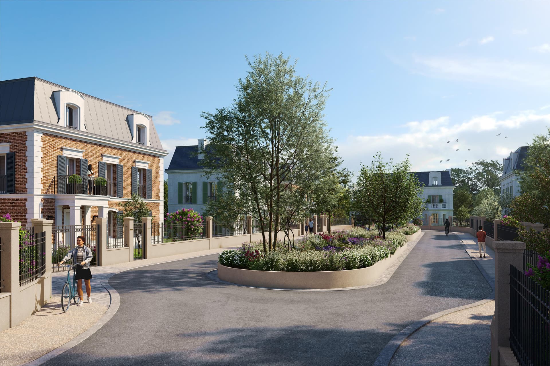 Chatou — Au sein d’un quartier résidentiel privilégié, ce programme neuf propose des maisons spacieuses à l’a... - photo 2