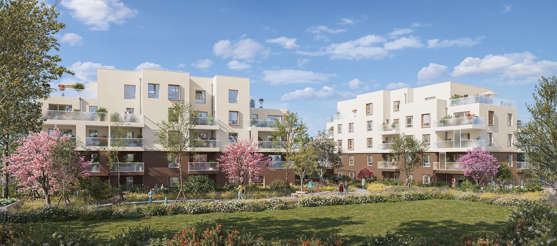 Andrézieux-Bouthéon — À Andrézieux-Bouthéon, une nouvelle résidence s’intègre harmonieusement dans un environnement privil...