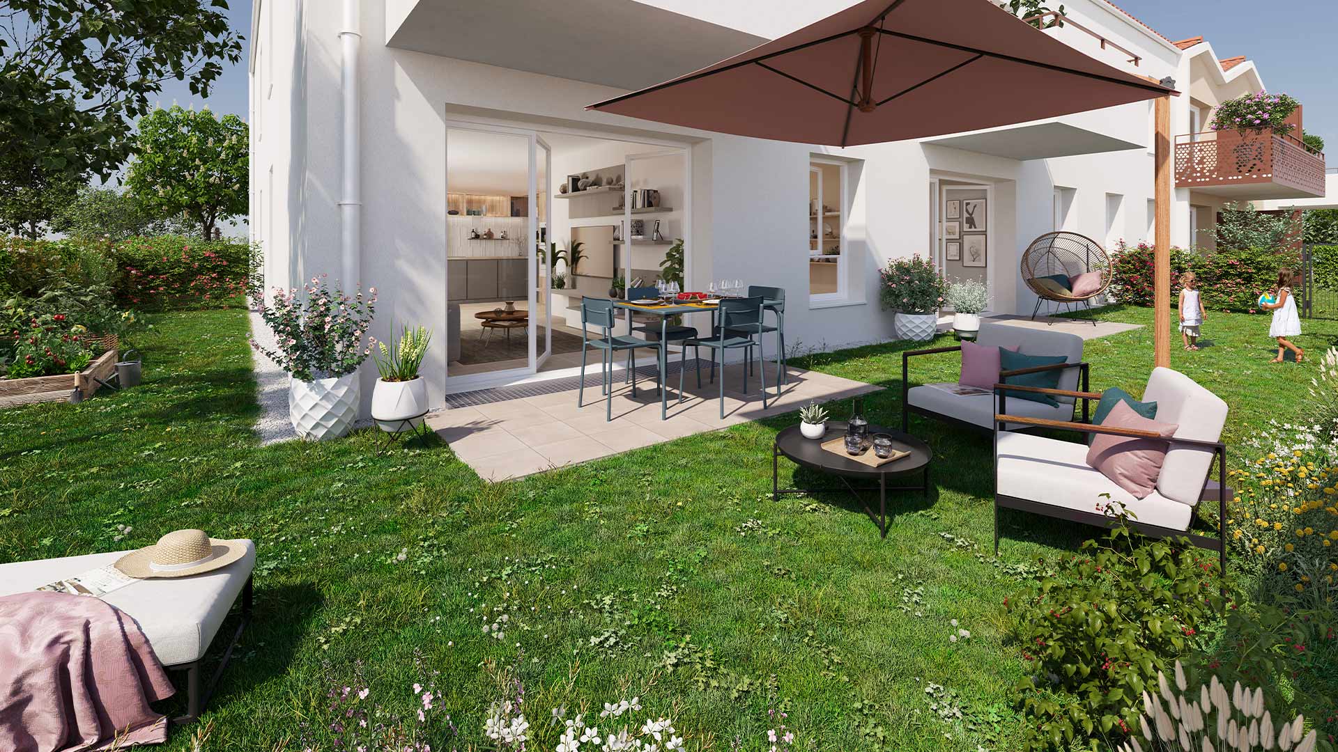 Programme neuf Challans — Au cœur de Challans, cette résidence à l’architecture inspirée du patrimoine vendéen s’intègre harmo... à Challans