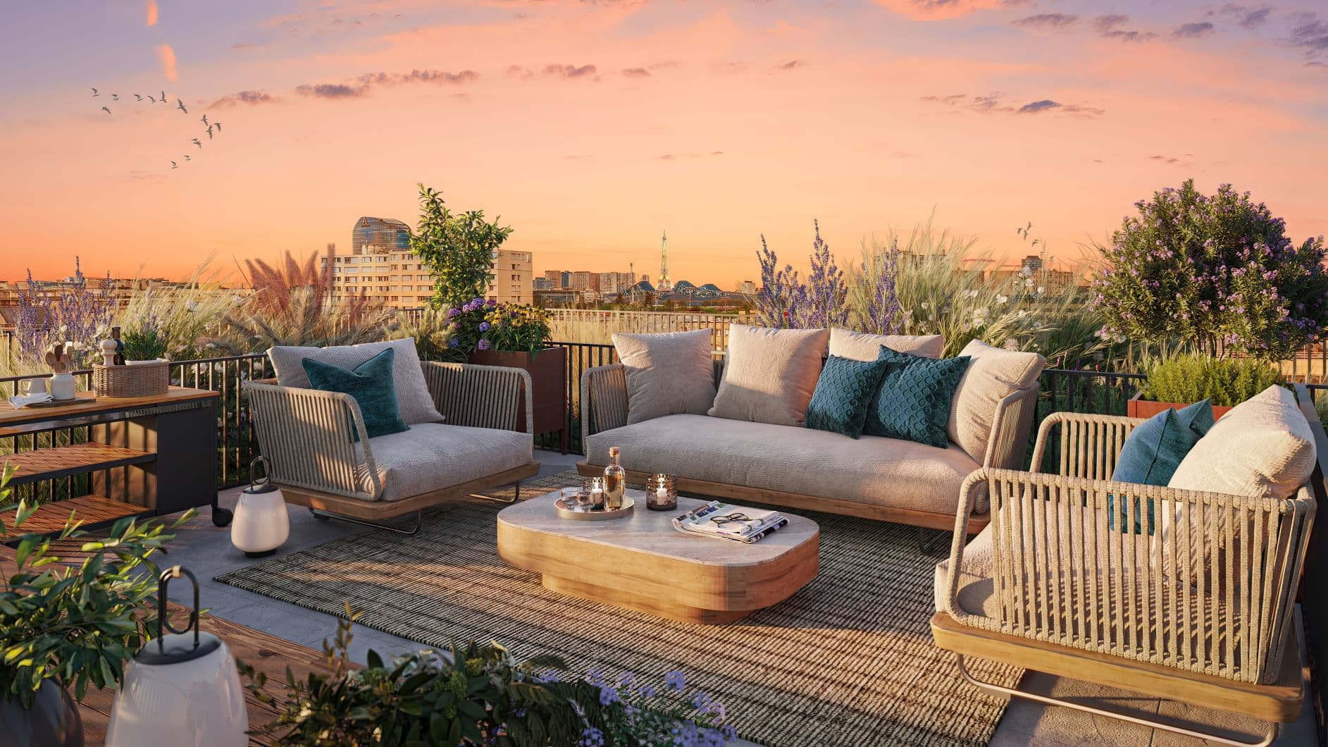 Issy-les-Moulineaux — Au cœur d’un environnement paisible et résidentiel, cette nouvelle résidence à taille humaine propos...