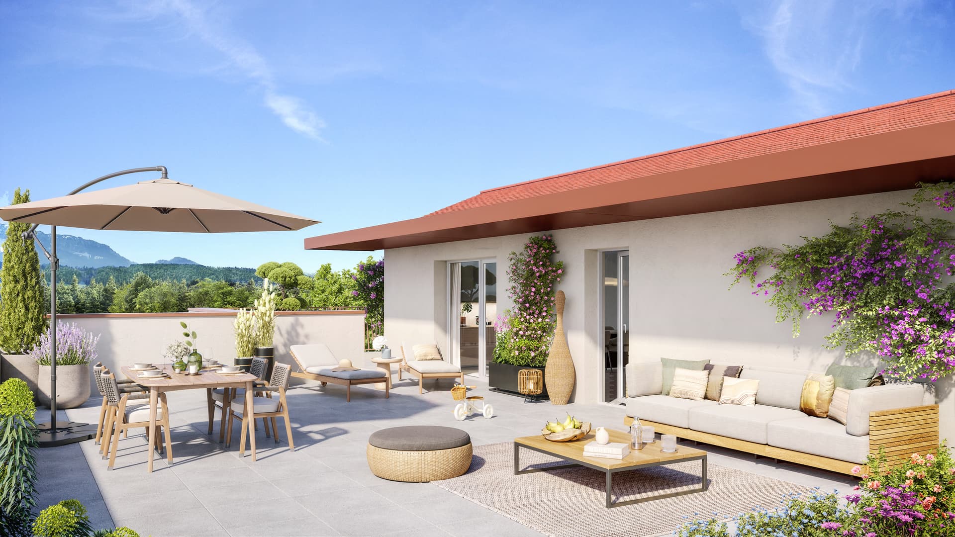 la Roche sur Foron — Située au cœur de la Haute-Savoie, entre les montagnes alpines et le lac Léman, cette résidence cont...