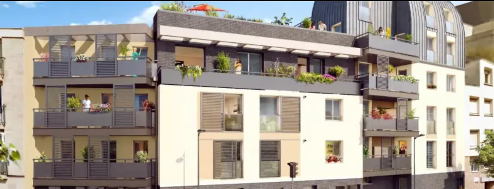 Issy-les-Moulineaux — Située dans le prolongement du 15ᵉ arrondissement de Paris, cette résidence contemporaine se compose...