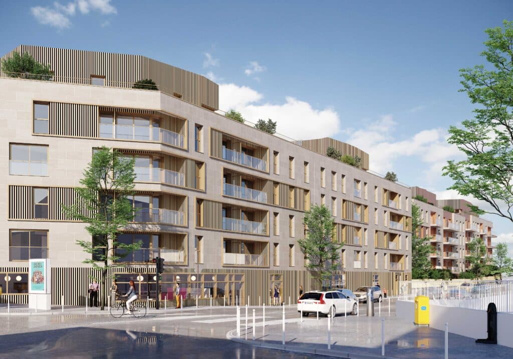 Aubervilliers — Située à Aubervilliers, à proximité immédiate de Paris, cette nouvelle résidence contemporaine prend... - photo 2
