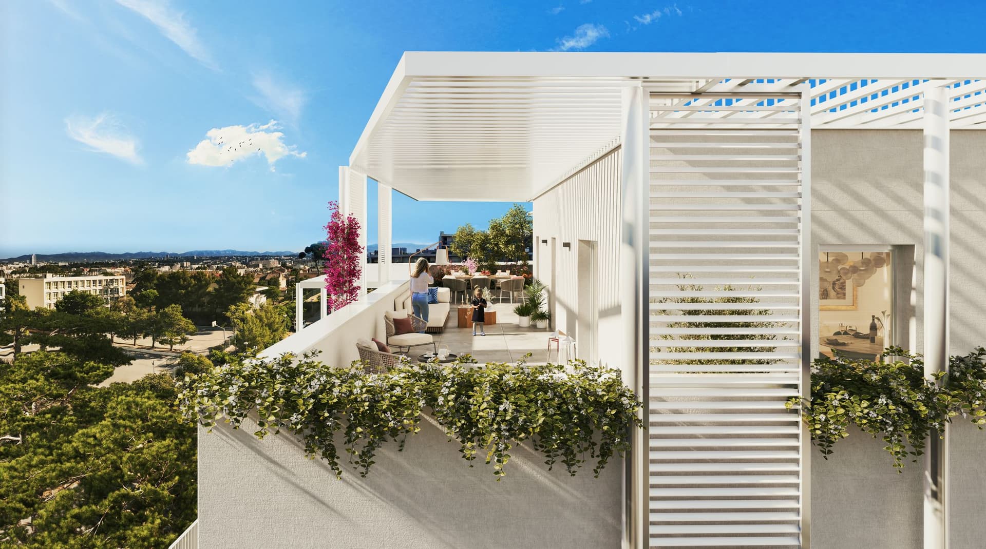 Marseille 9e — Idéalement situé entre le centre urbain et les calanques, ce nouvel ensemble résidentiel s’intègre a...