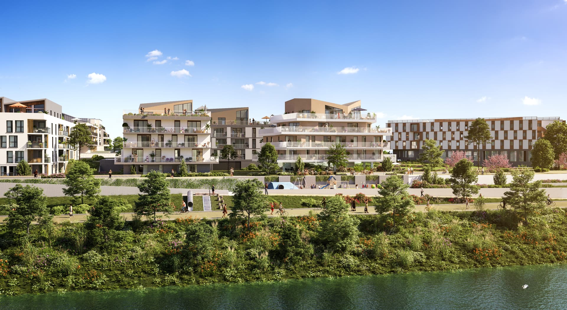 St Jean de la Ruelle — À proximité immédiate du centre d'Orléans, une nouvelle résidence propose des appartements de 3 à 5 ...