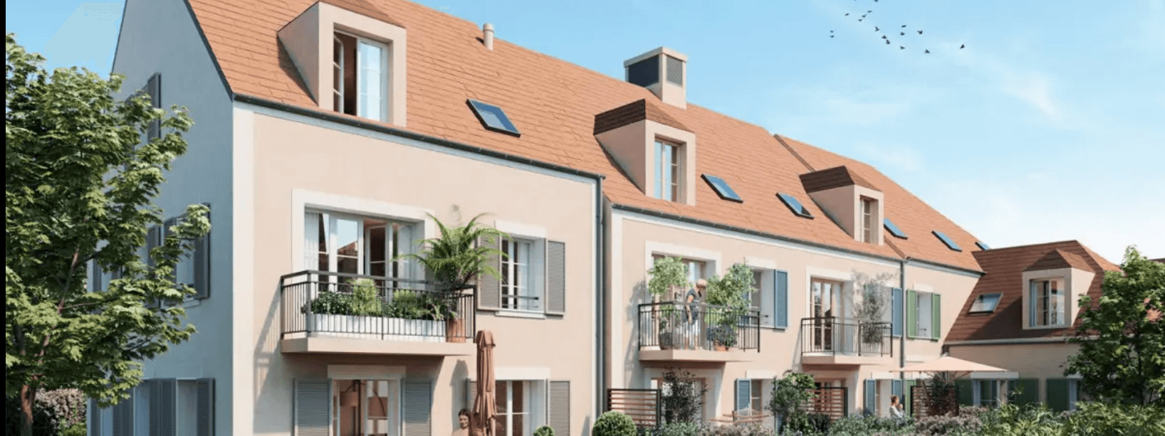 Taverny — Située à proximité immédiate du centre-ville et de la gare, cette nouvelle résidence prend place à T...