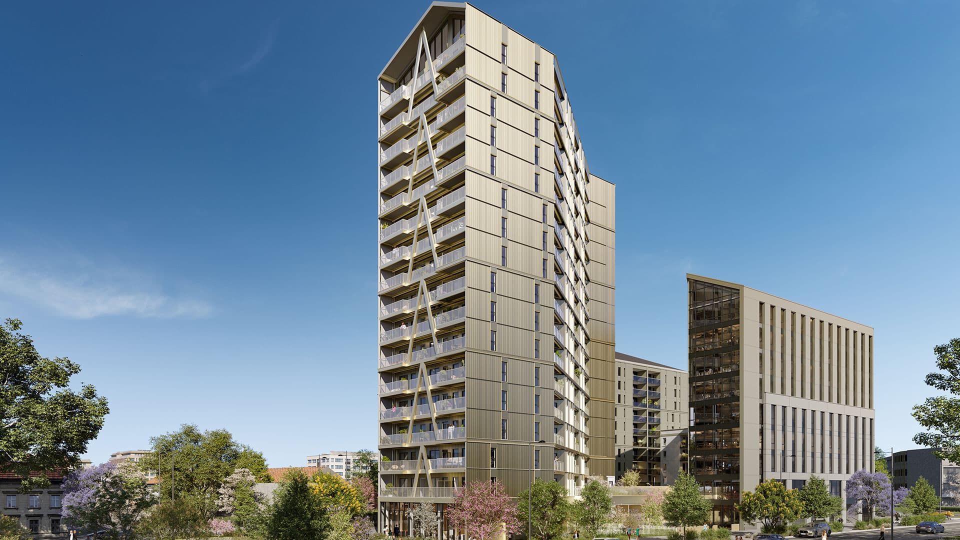 Bordeaux — Située dans le quartier en plein essor d’Euratlantique à Bordeaux, cette nouvelle réalisation bénéfi...