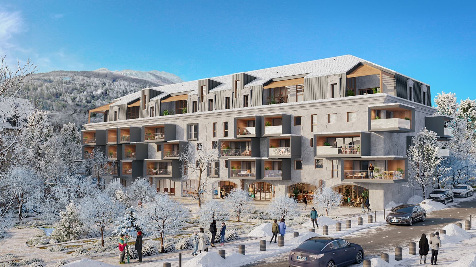 Briançon — Découvrez une réalisation au cœur du quartier du 15/9 à Briançon, caractérisée par une architecture ...