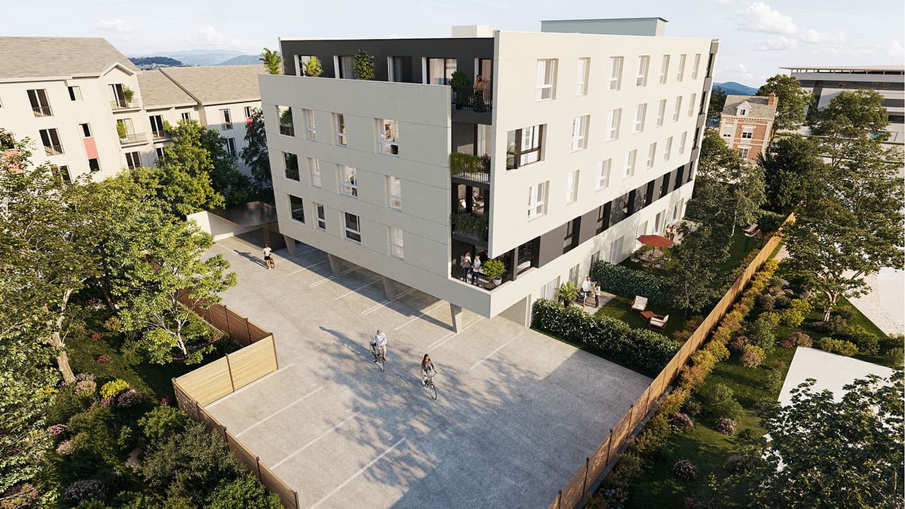 Rouen — Située au cœur de Rouen, cette résidence contemporaine propose 60 appartements, du studio au trois p...