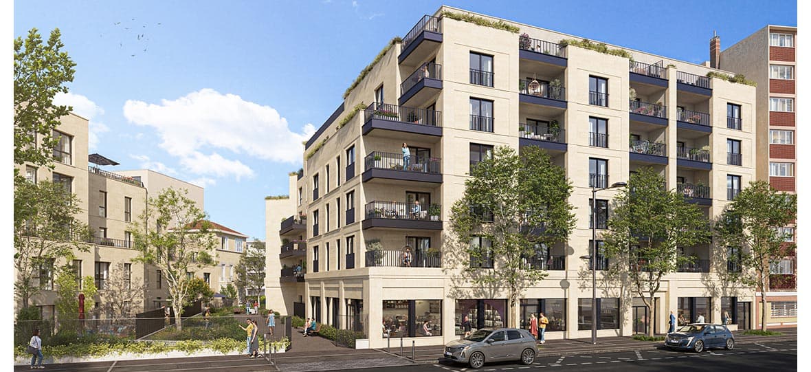 Aubervilliers — Située dans un environnement résidentiel, cette nouvelle résidence propose des appartements allant d...
