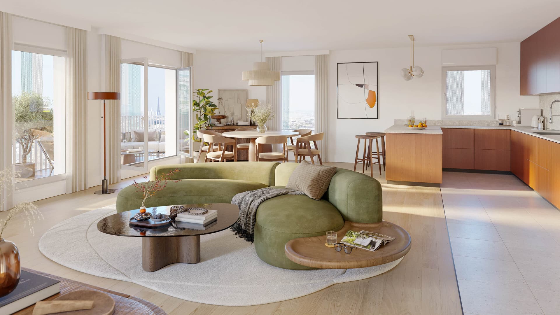 Issy-les-Moulineaux — Située à Issy-les-Moulineaux, une nouvelle résidence propose 40 appartements, du studio au cinq pièc...