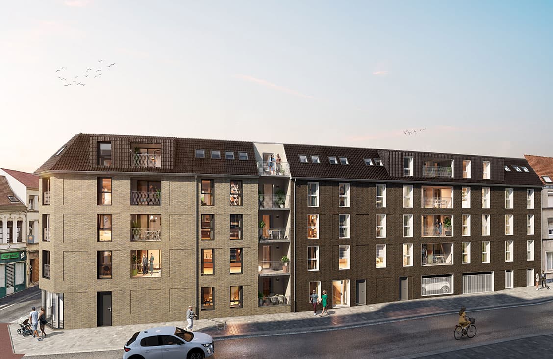 Saint-Omer — À proximité immédiate du centre historique, cette résidence propose une architecture qui allie harmo...