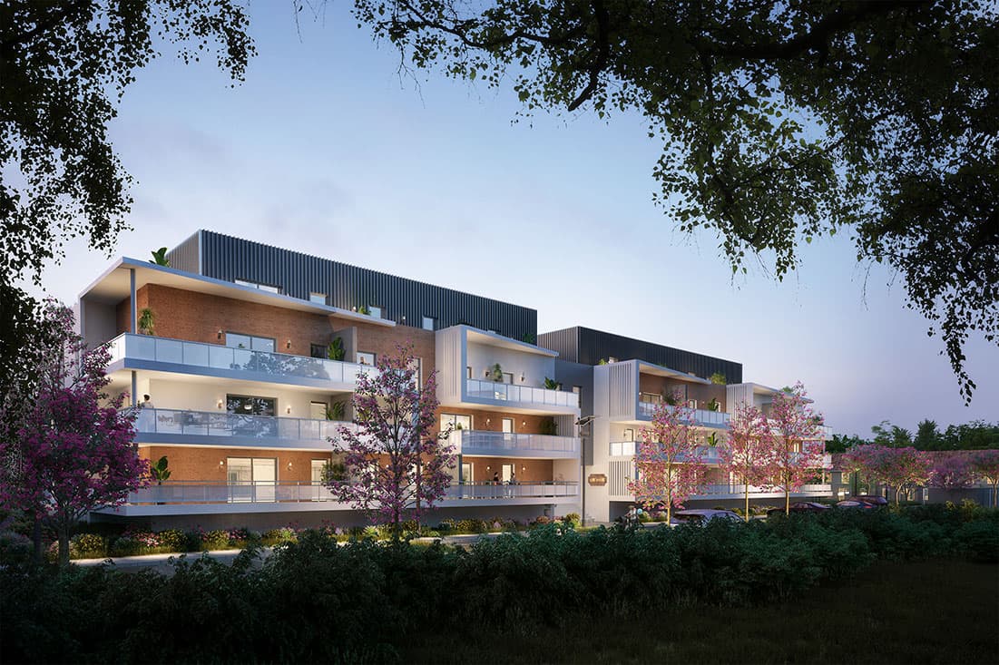 Lunel — La résidence se compose de trois îlots distincts et propose des appartements allant du deux au quatr... - photo 3