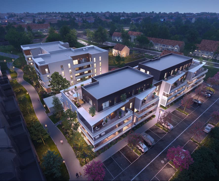 Lunel — La résidence se compose de trois îlots distincts et propose des appartements allant du deux au quatr... - photo 4