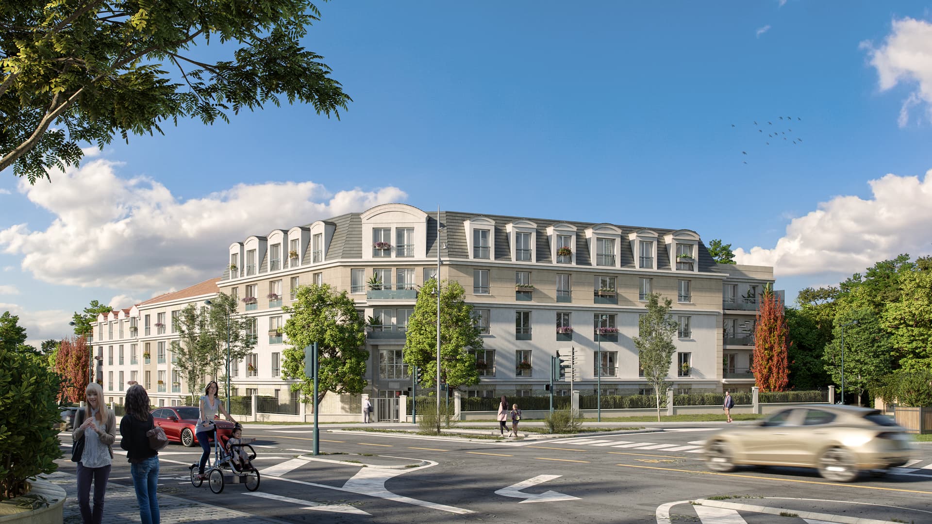 Pontoise — Située à Pontoise, cette résidence à l’architecture classique et élégante s’intègre parfaitement à s...