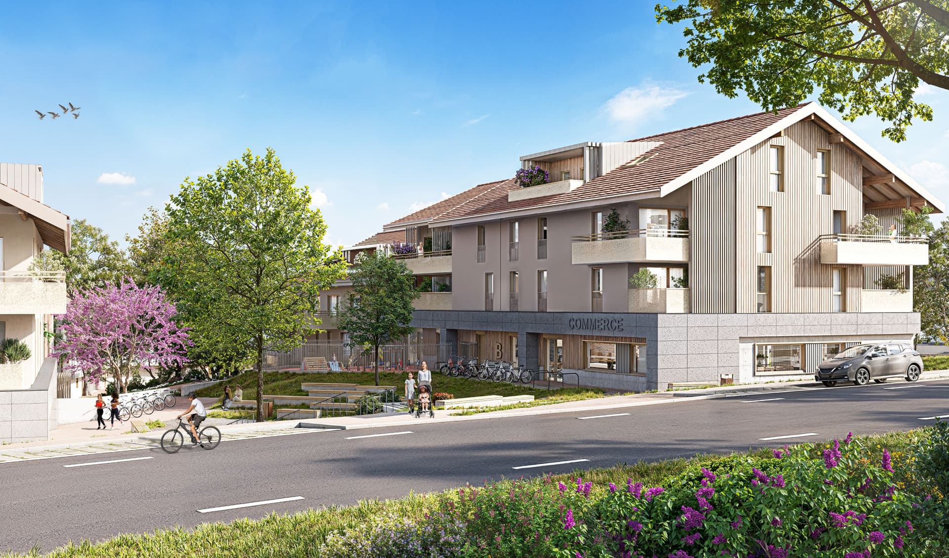 Programme neuf Saint-Cergues — Située à Saint-Cergues, à proximité immédiate de la frontière suisse, cette nouvelle résidence se di... à Saint-Cergues — éligible PTZ