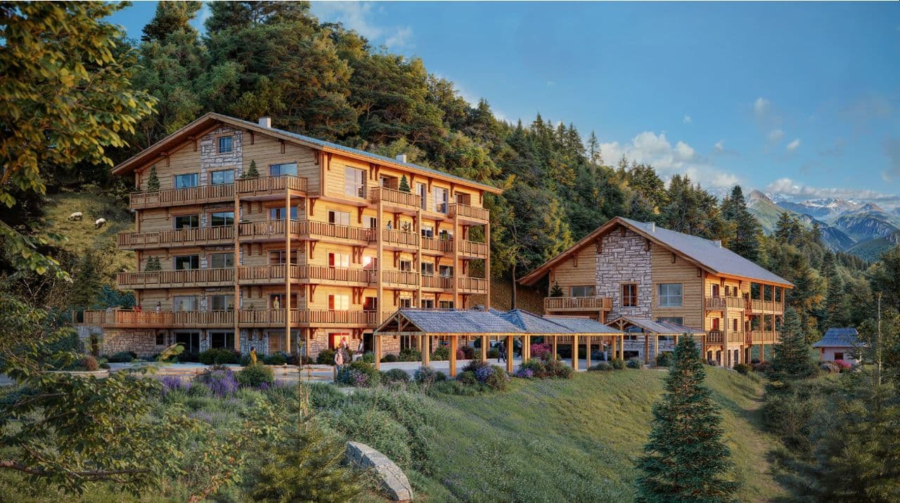 les Gets — Située dans un environnement privilégié, cette résidence neuve propose des appartements spacieux de ...