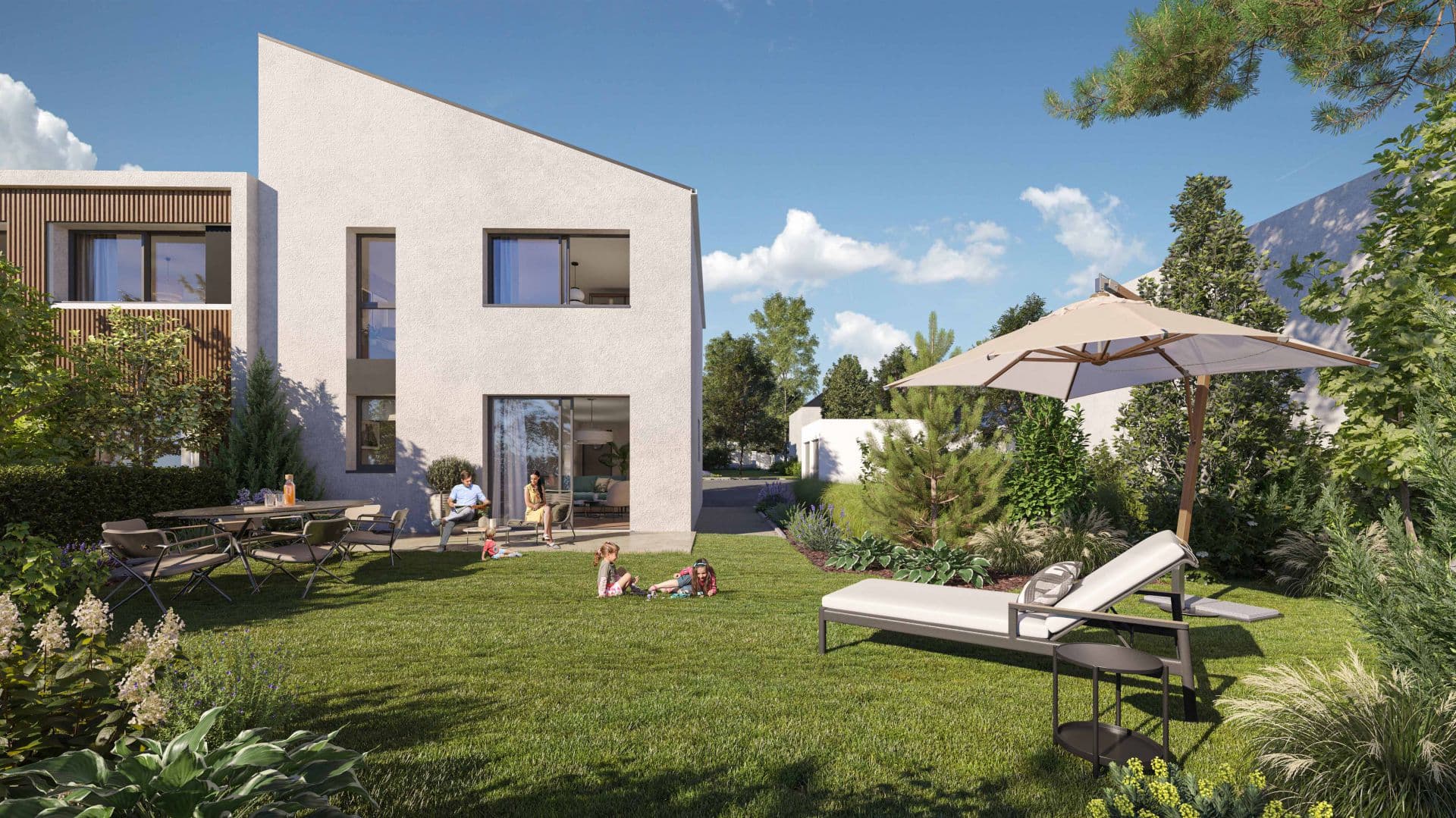 Pornichet — Situées au cœur de Pornichet, ces maisons contemporaines se distinguent par leur architecture élégan...