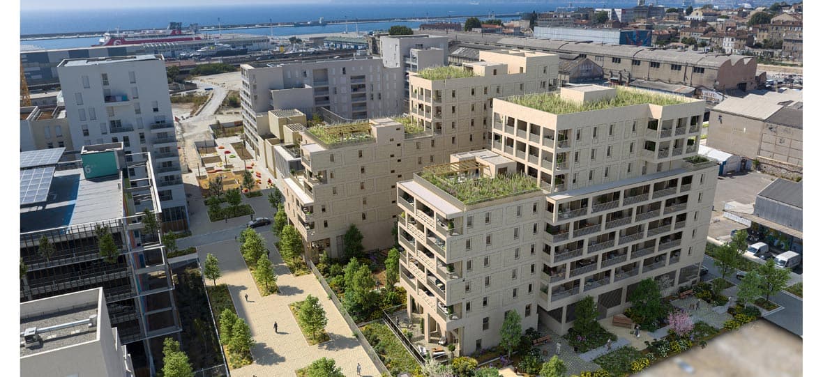 Marseille 15e Arrondissement — Située au cœur d’un environnement urbain dynamique, cette nouvelle résidence propose des appartement...