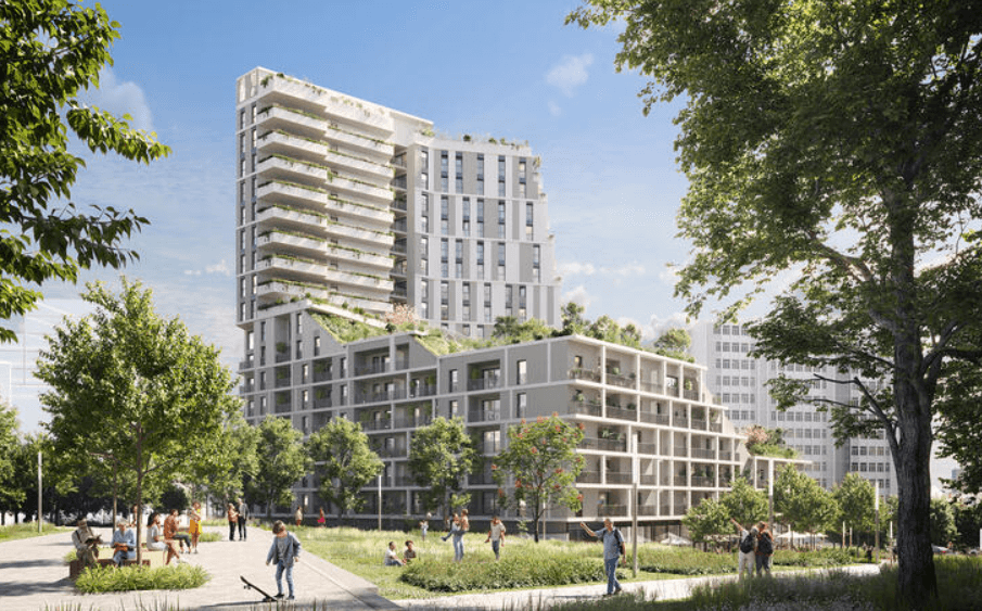 Bagneux — Située au cœur d’un nouvel éco-quartier à Bagneux, cette résidence contemporaine s’inscrit dans un e...