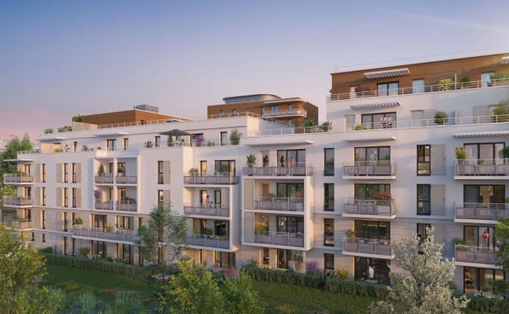 Sartrouville — Située à seulement dix minutes du quartier d’affaires de La Défense, cette résidence contemporaine p...